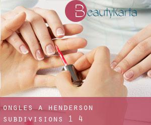 Ongles à Henderson Subdivisions 1-4