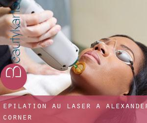 Épilation au laser à Alexander Corner
